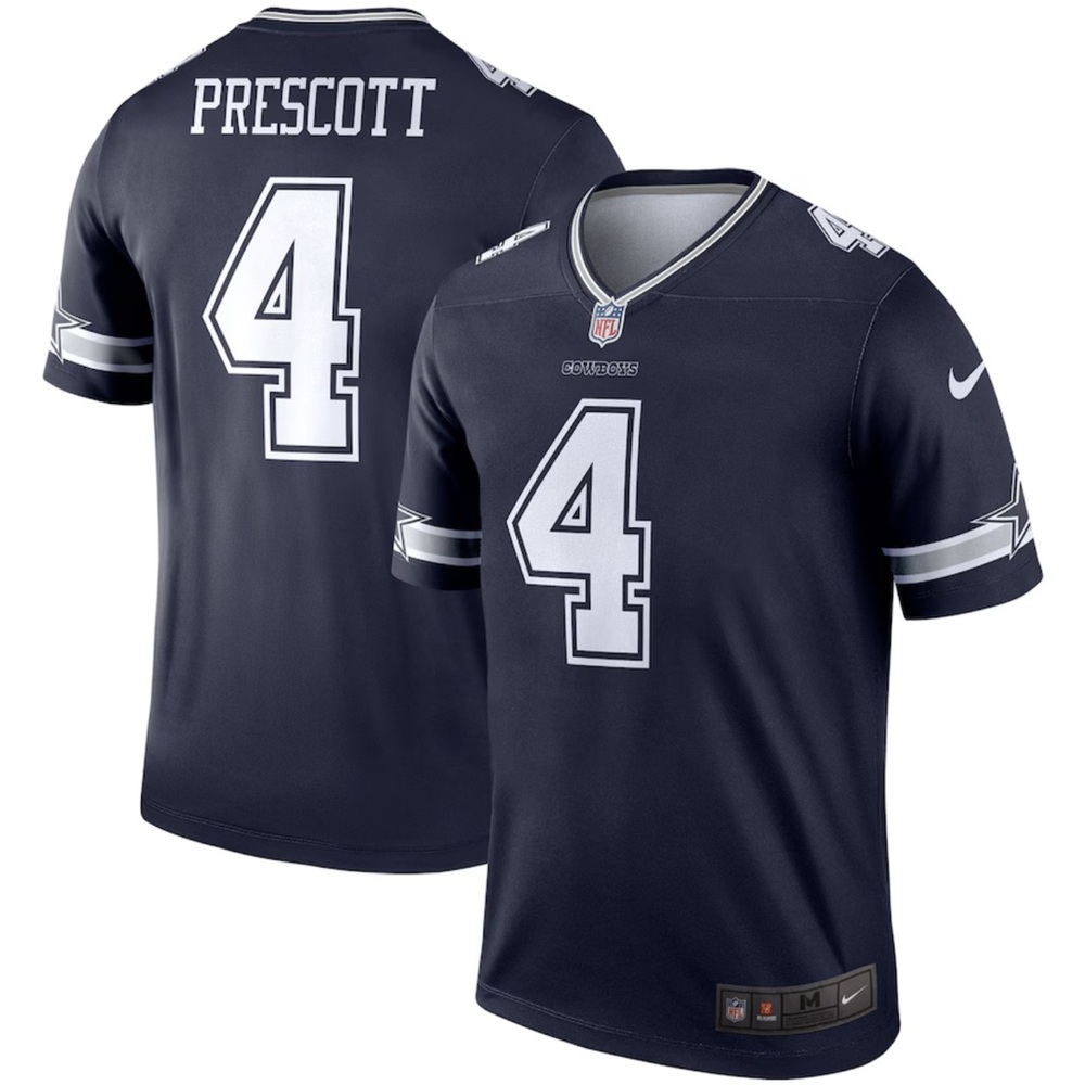 Dallas cowboys Nike Football Jersey DAK PRESCOTT 4 legend 2XL new NWT